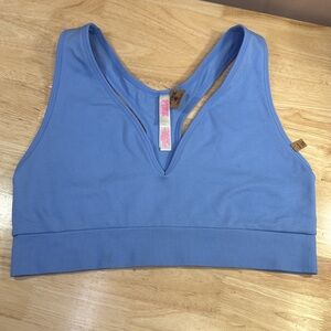 PINK Victoria's Secret Seamless Unlined Plunge Bralette XXL